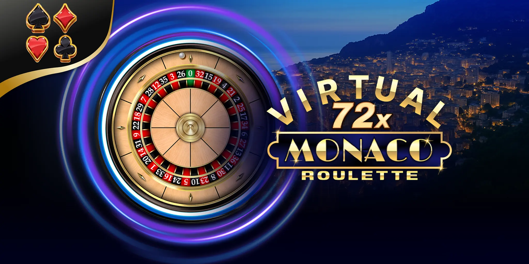 Virtual Monaco Roulette 72x